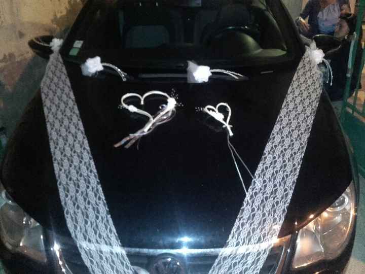 Décoration voiture des Mariés - 2