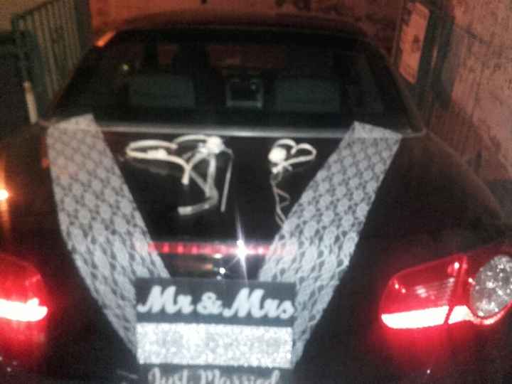 Décoration voiture des Mariés - 3