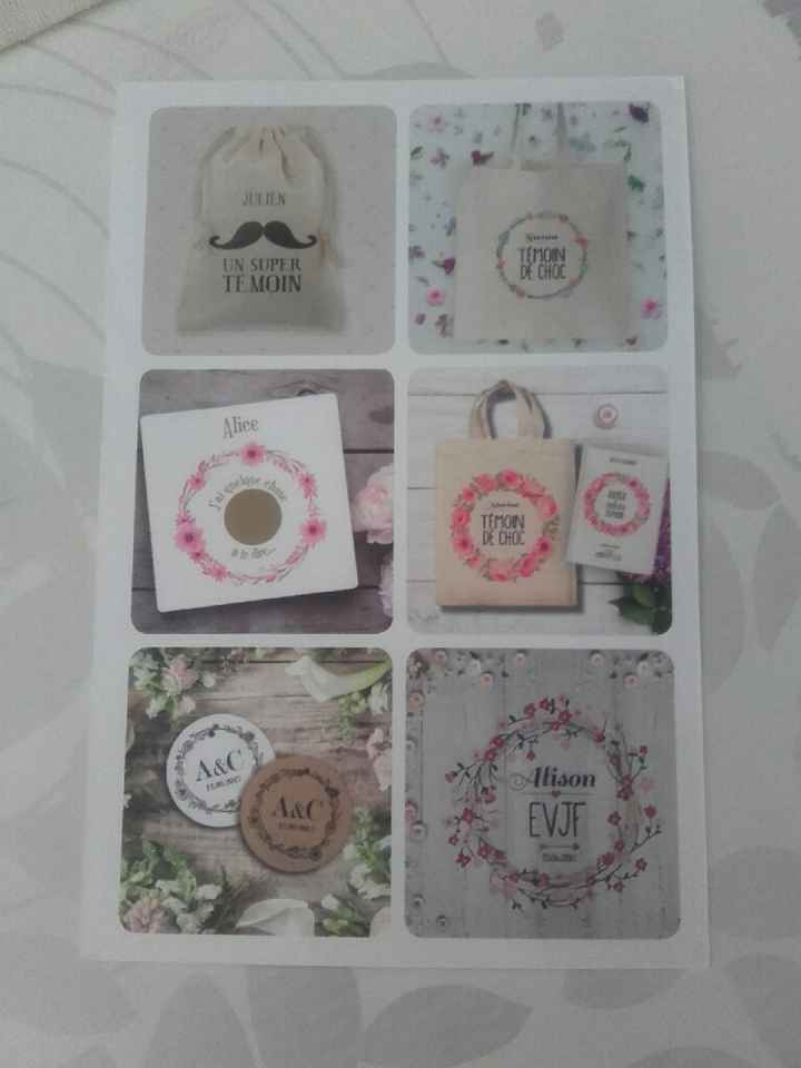 Cadeaux pour mes témoins - 5