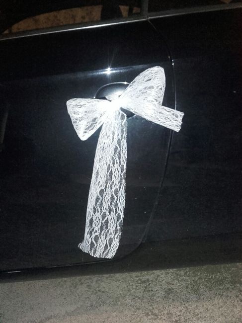 Décoration voiture des Mariés - 1