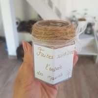 Décoration thème nature couleur pêche et blanc - 2