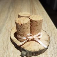 Décoration thème nature couleur pêche et blanc - 3