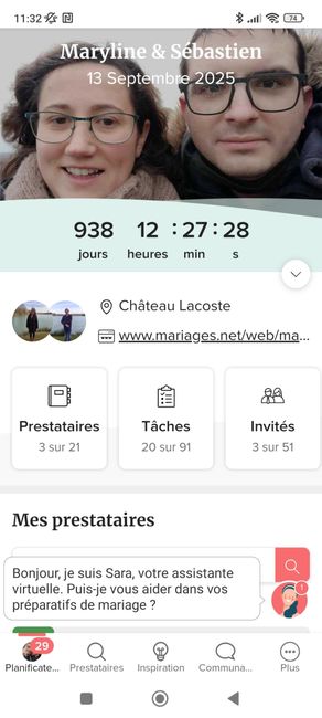 Décompte du mariage ! 1