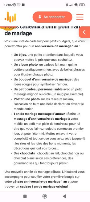 1 ans de mariage 1