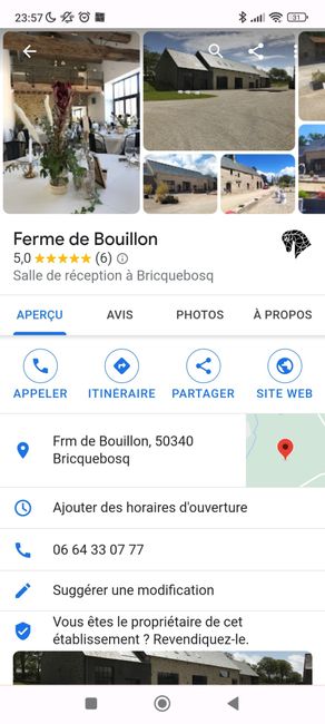 Lieu de la réception 3