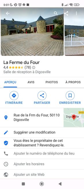 Lieu de la réception 1