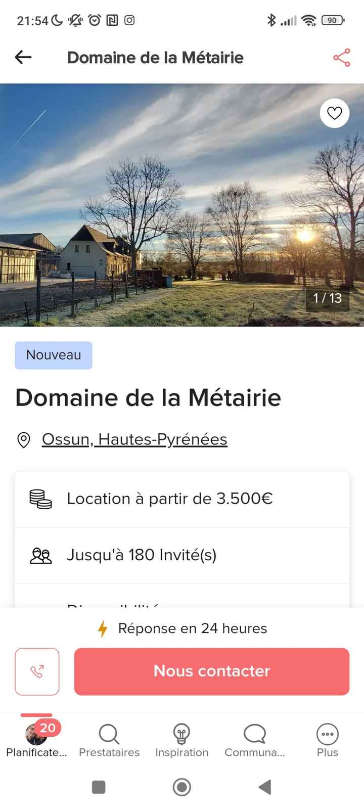 JEU : Réserve un lieu en cliquant sur la liste des prestataires Mariages.net ! 📸 - 1