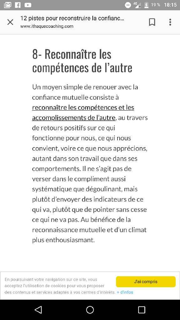 La non confiance enemis du couple - 1