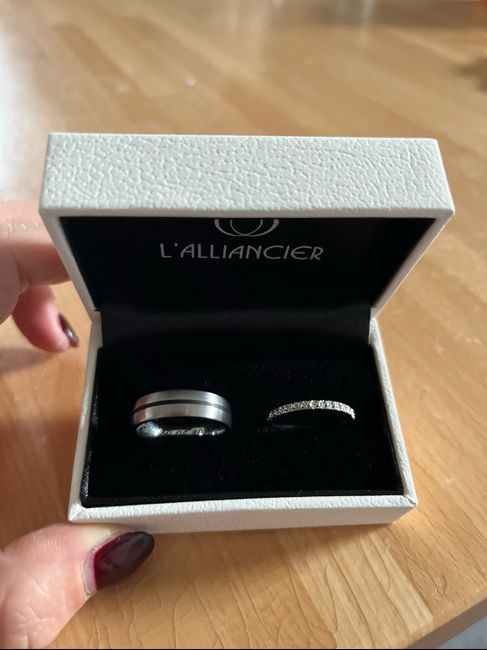 Alliance en or effet diamanté 4
