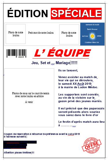projet faire part