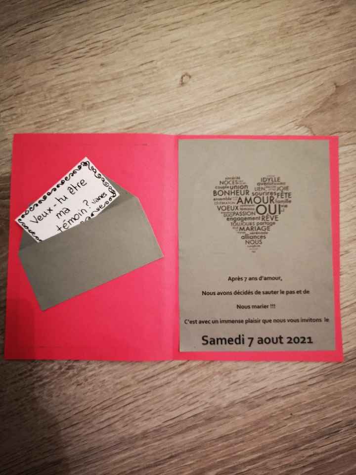 Faire part d'annonce du mariage - 2