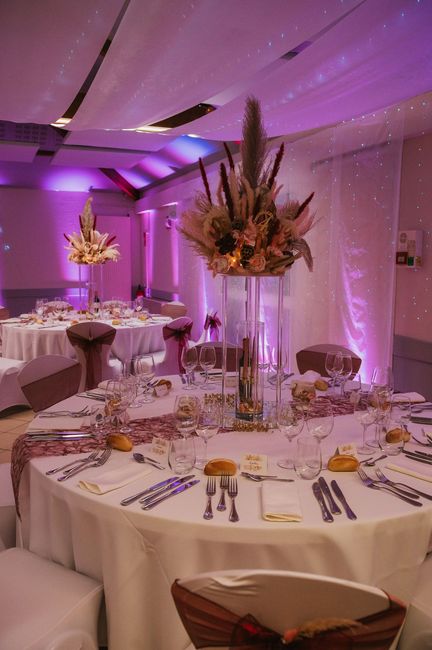 Pampas en centre de table 🤍 - 1