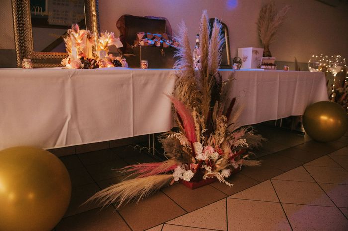 Pampas en centre de table 🤍 - 2