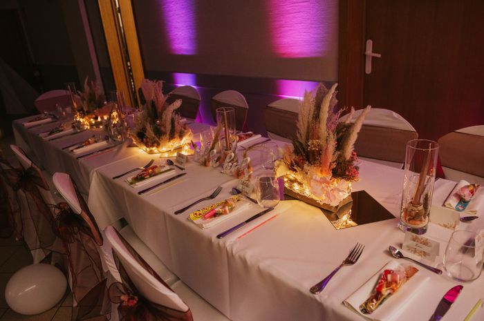 Pampas en centre de table 🤍 - 3