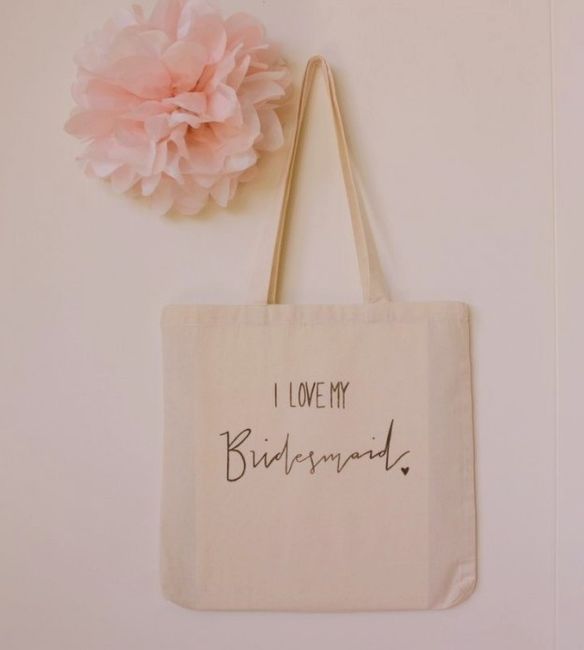 tote bag demoiselle d honneur