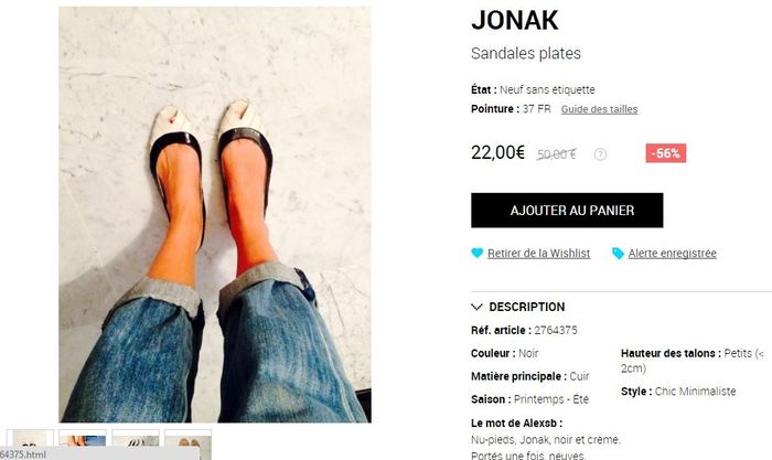 Chaussures plates 