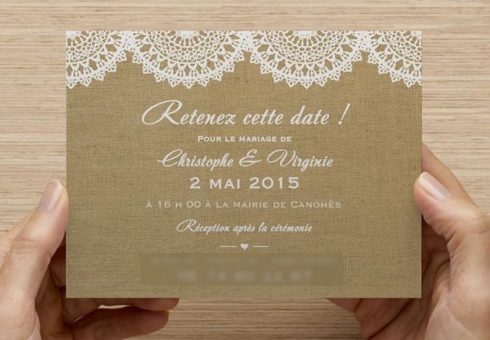 Notre faire-part