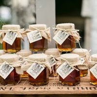 Cadeaux invités mini pot de miel