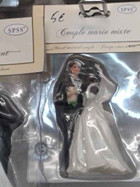 Figurine couple mixte