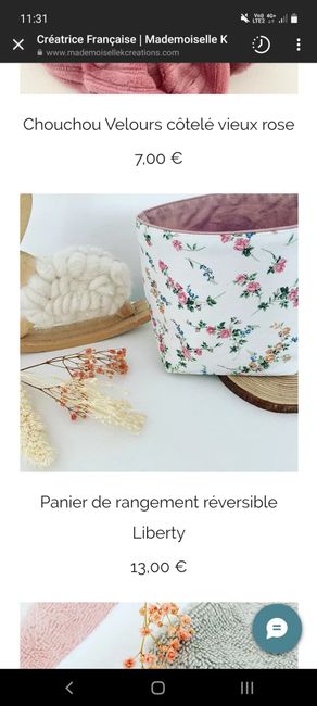Sac pour pétales et mouchoirs invités 3