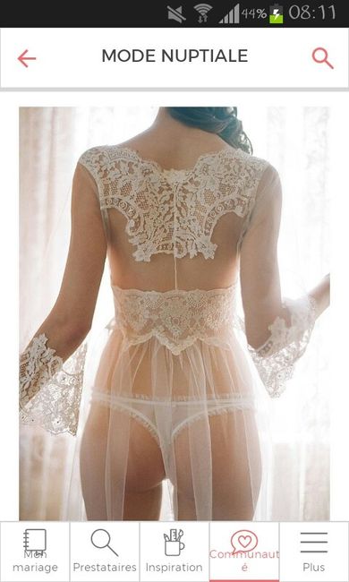 Lingerie nuit de noces - 2