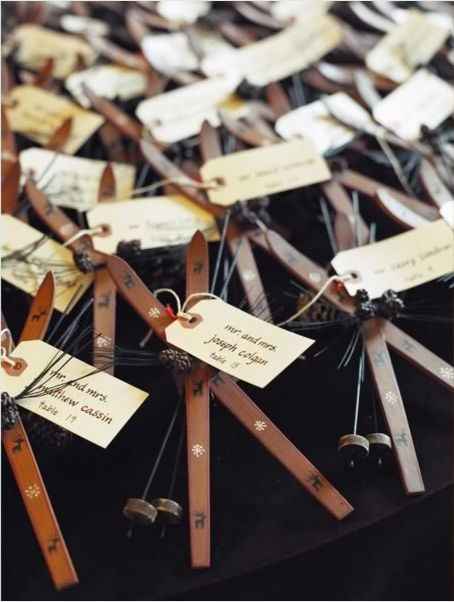 plan de table - ski