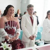 rire nerveux de la mariée