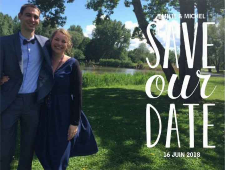 Quel save the date préférez vous ? - 2