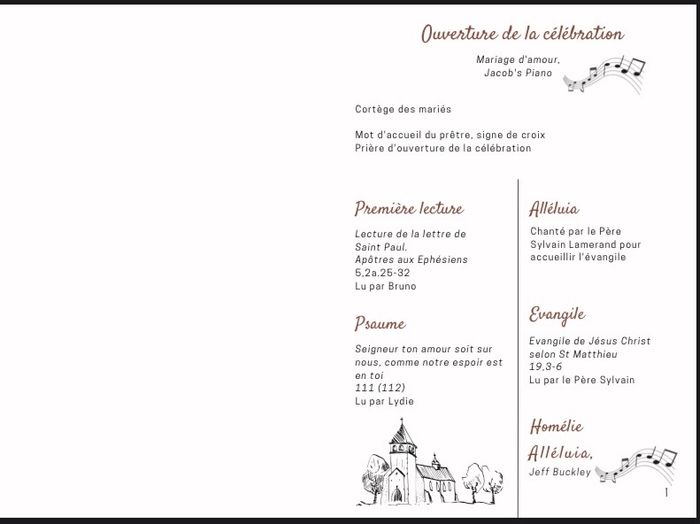 Livret eglise - 2
