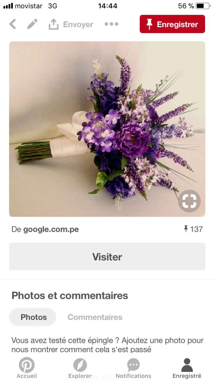 Bouquet violet à la recherche... - 1