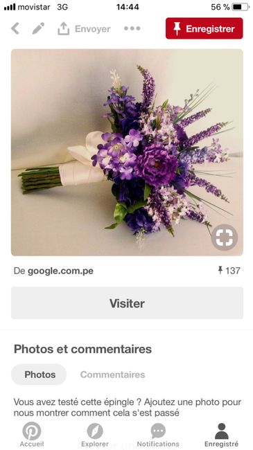 Bouquet violet à la recherche... - 1
