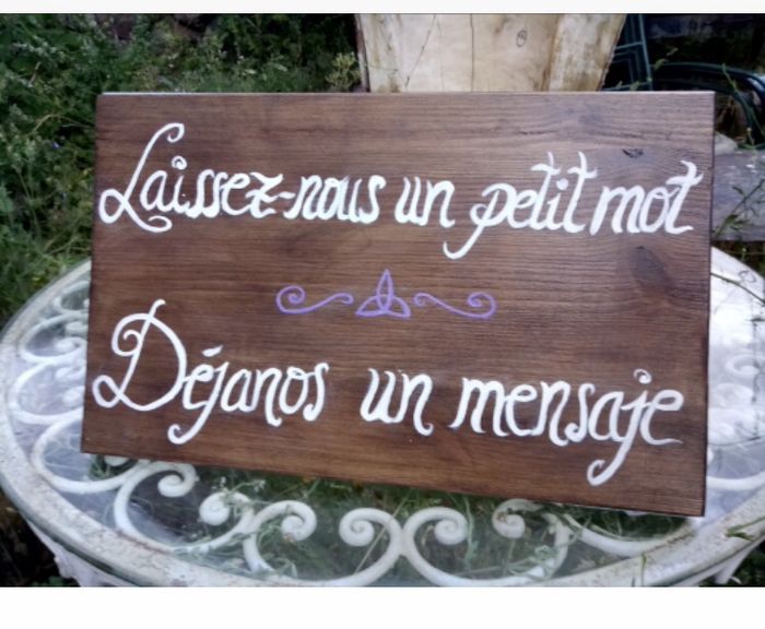 Mon panneau de bienvenue 😍 - 2