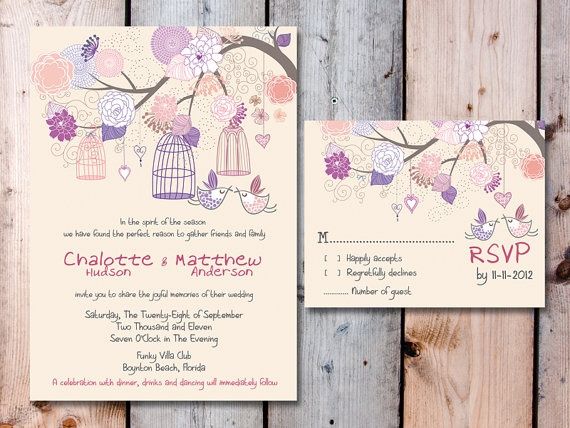 super beau faire part sur ETSY