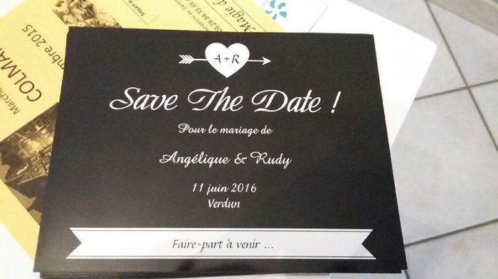 Save the date reçus ! - 1