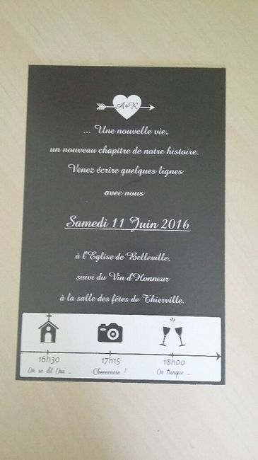 Mes faire part vin d'honneur - 1