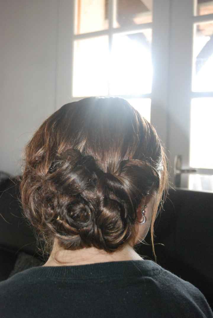 Mon essai coiffure