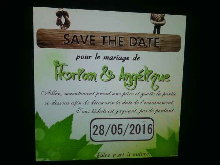Diy save the date - 1