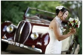 mariage et belle voiture