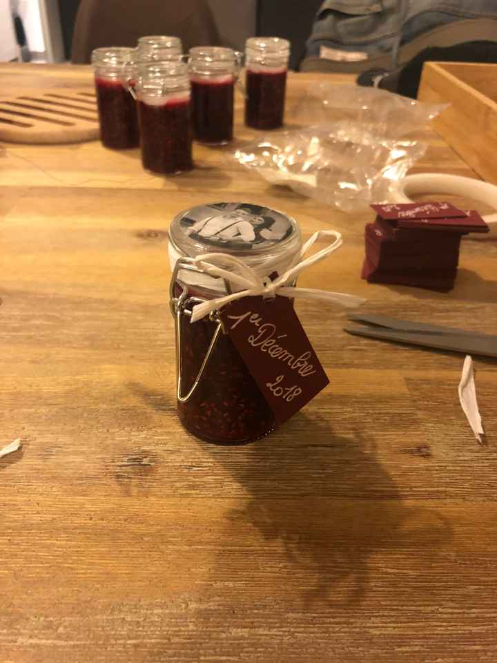 Cadeaux des invités, pots de Confiture. - 1