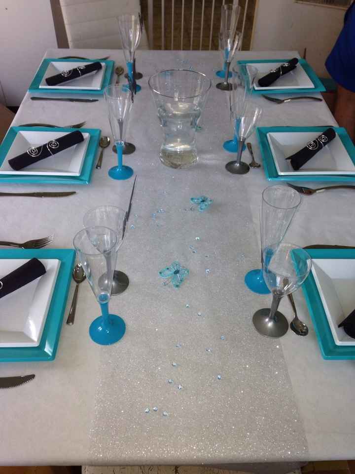 Ma décoration argenté/turquoise - 6