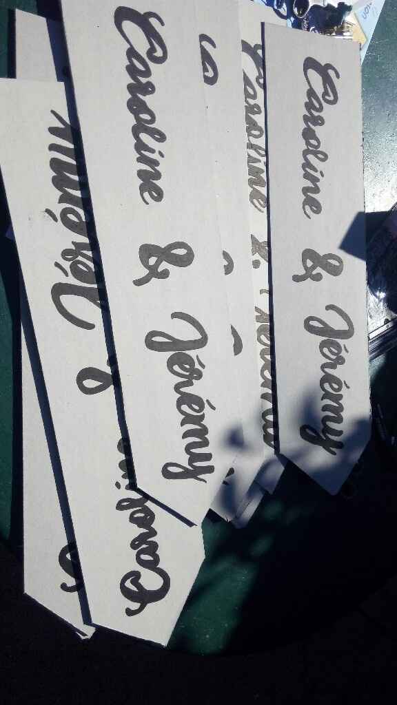Panneaux direction mariage - 1