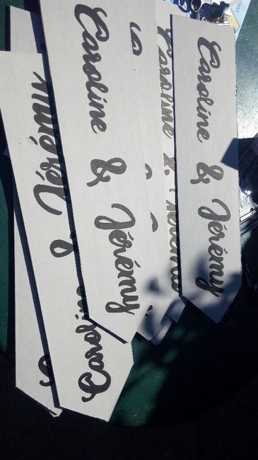 Panneaux direction mariage - 1