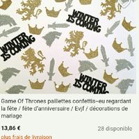 Game of throne anniversaire surprise - 2
