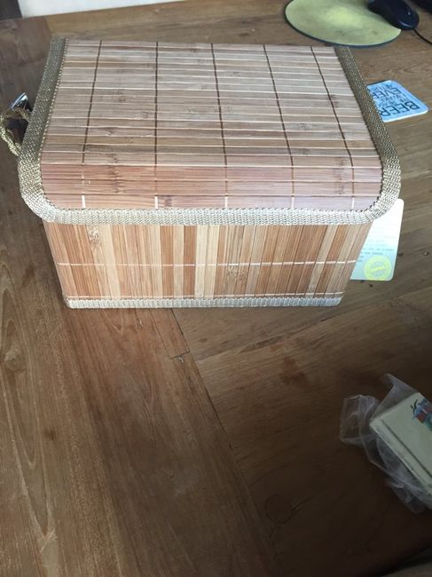 Trouvailles d'aujourd'hui - plan de tables et urne!! - 2