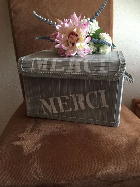 Mon chéri a fait notre urne!!! - 2