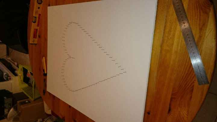 Diy tableau "fil-art" - 2