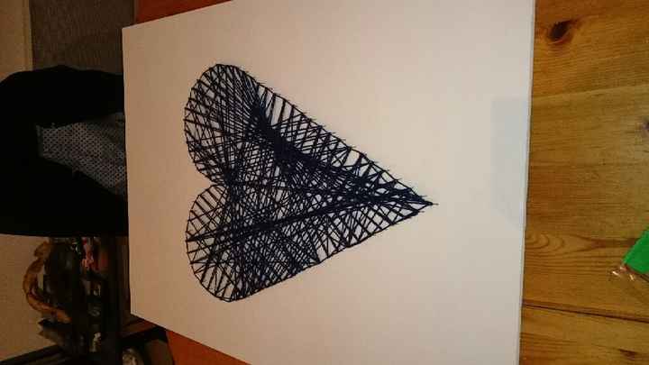 Diy tableau "fil-art" - 3