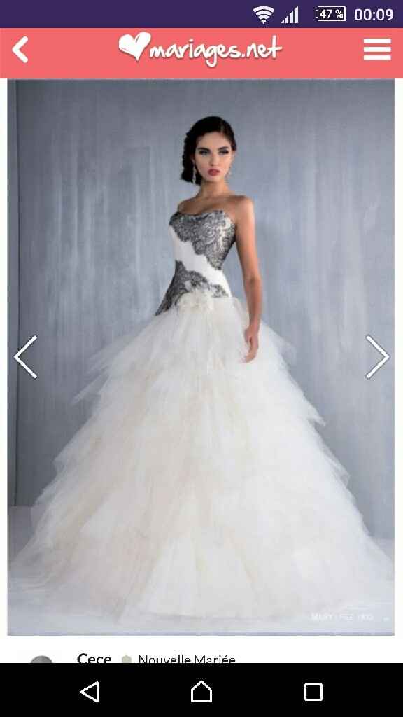 Besoin d'aide robe de mariée - 1