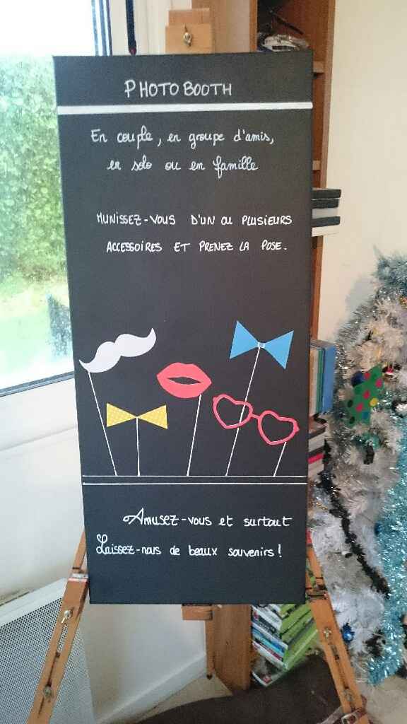 Mon panneau photobooth fait de recup. - 1