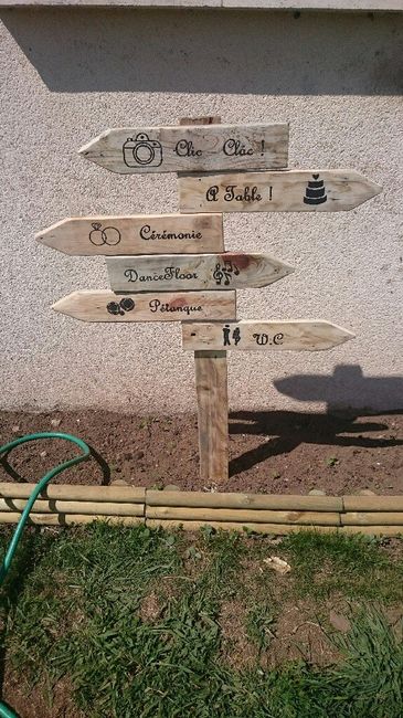 Panneau directionnel check - 1